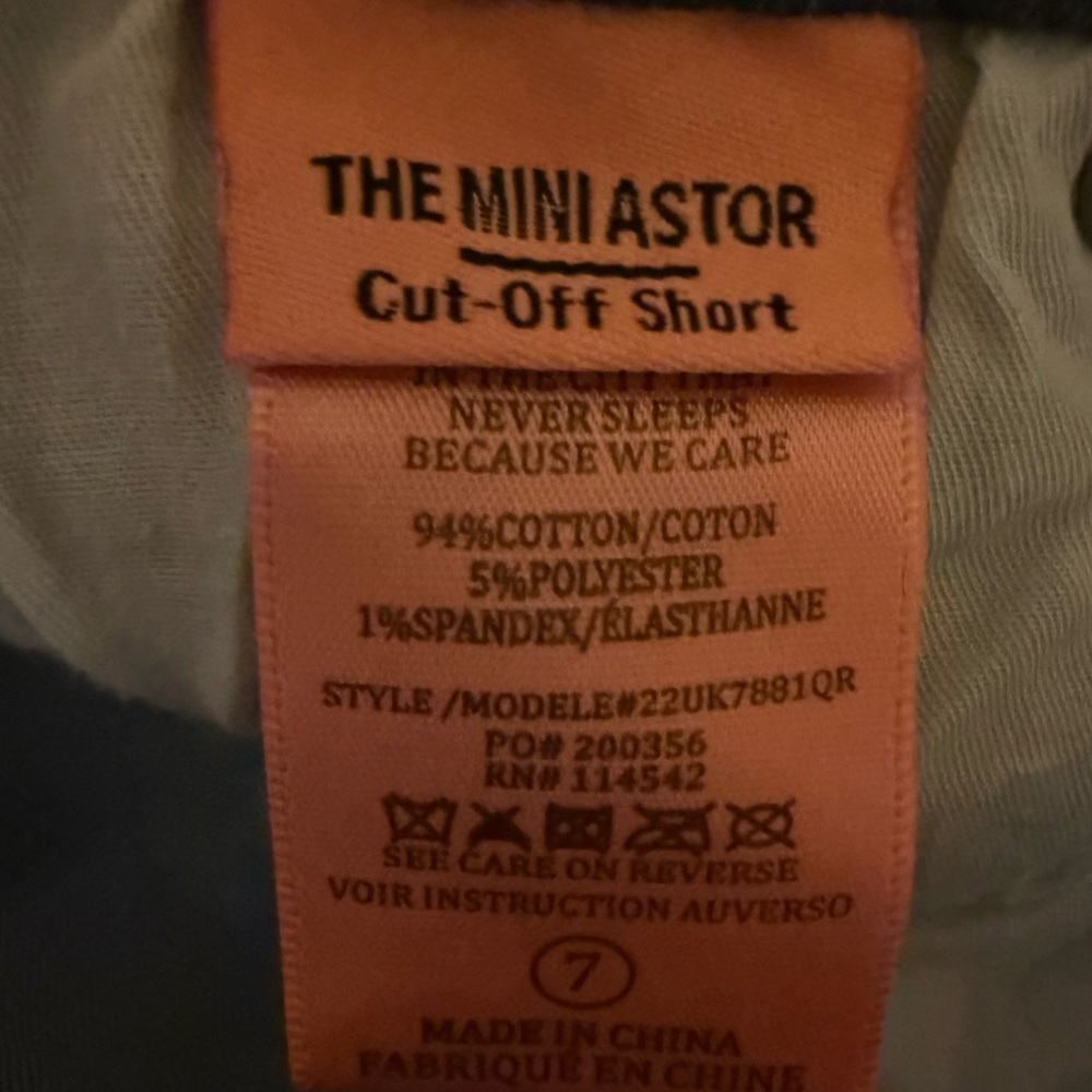BlankNYC Girls the mini Astor shorts size 7 in excellent condition - Picture 5 of 5